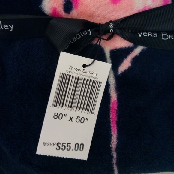 Flamingo throw blanket Vera Bradley - Picture 2 of 4